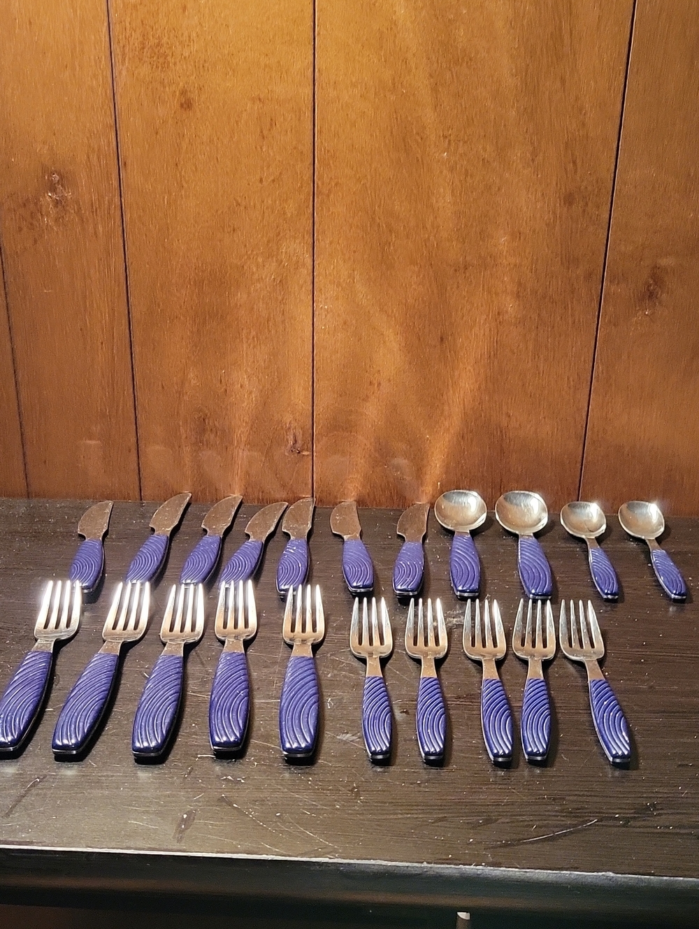 Vintage 1983 Yamazaki Japan Stainless Steel Flatwear Discontinued
